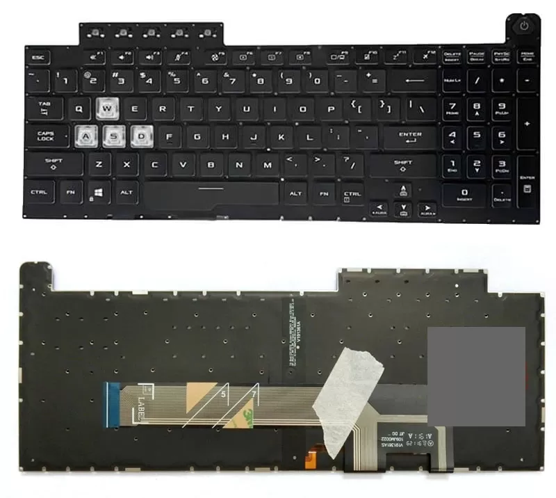 Asus TUF A15 FA566 Laptop Backlit Keyboard