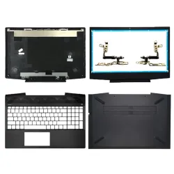 HP Pavilion Gaming 15-CX 15-CX0000x LCD Top Cover Bezel Hinges with Palmrest and Bottom Base Full Body