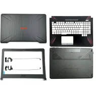 ASUS TUF Gaming FX504 FX504G FX504GD FX504GM FX504GE LCD Top Cover Bezel Hinges with Palmrest and Bottom Base ASUS TUF Gaming FX504 FX504G FX504GD FX504GM FX504GE LCD Top Cover Bezel Hinges with Palmrest and Bottom Base