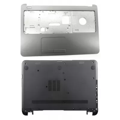 HP 15-r006tu Notebook Touchpad Palmrest Grey with Bottom Base Assembly