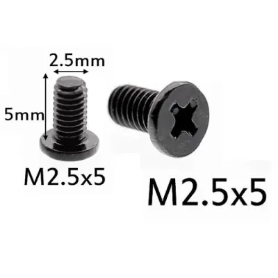 Laptop M2.5x5 Width 2.5MM Height 5MM Screw - 100 Pieces