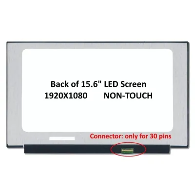 Schermo Laptop 15.6" FHD IPS 1920x1080 Compatibile Con N156HGA-EA3 - Connettore 30 Pin, Senza Staffe