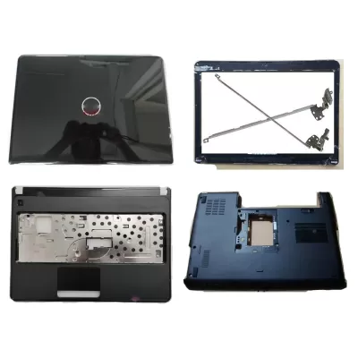 Dell Inspiron N4030 LCD Top Cover Bezel Hinges with Touchpad Palmrest and Bottom Base Full Body Assembly