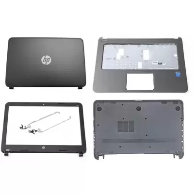 HP Notebook 240 G3 14inch LCD Top Cover Bezel Hinges with Upper Palmrest and Bottom Base Full Body