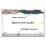 Dell Vostro 1520 Laptop Display Screen - 15.4 inch, 30 Pin  (1280 x 800) WXGA OMK822