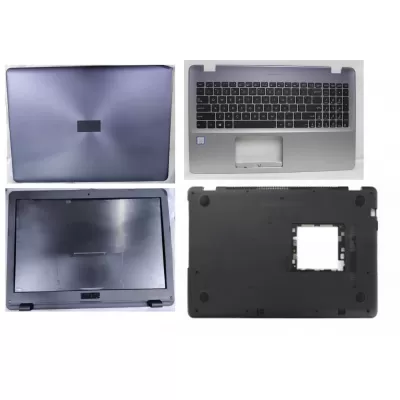 Asus Vivobook R542UQ LCD Top Cover Bezel with Palmrest and Bottom Base Body Assembly