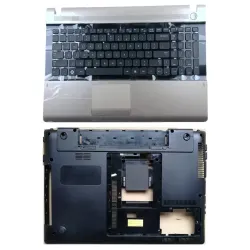 Samsung RV509 RV511 NP-RV511 RV513 RV515 RV518 RV520 Touchpad Palmrest Keyboard with Bottom Base