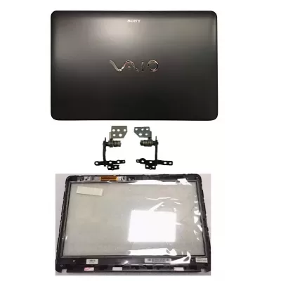 Sony vaio SVF142C29W LCD Top Cover Bezel Hinges with Touch Glass