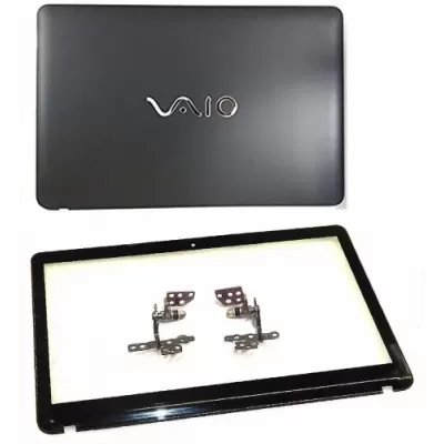 Sony Vaio SVF15215SNB Touch Laptop LCD Top Cover Bezel Hinges with Touch Glass