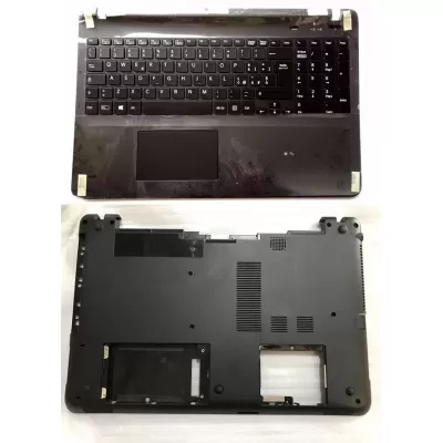 Sony VAIO SVF154B1EL Touchpad Palmrest Keyboard with Bottom Base