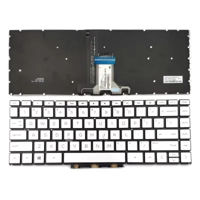 HP Pavilion x360 14-dh 14-DH1178TU Backlit Keyboard Silver