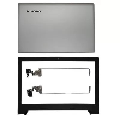 Lenovo z50-70 LCD Top Cover Bezel with Hinges Silver ABH