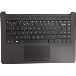 HP 14q-cs0009tu Touchpad Palmrest with Keyboard