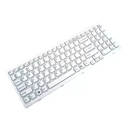 Laptop Keyboard Compatible for Sony VAIO VPC-EH Series US White Laptop Keyboard Compatible for Sony VAIO VPC-EH Series US White
