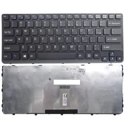 Laptop Keyboard for Sony Vaio SVE14 Series (Black)