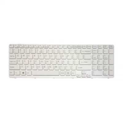Laptop Keyboard for Sony VAIO SVE-15 Series (White)