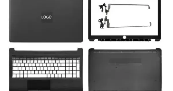 For HP 15-DA 15-DB 250 255 G7 Palmrest Cover UK Keyboard W