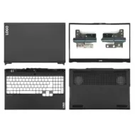 Lenovo Legion 5-15IMH05 5-15ARH05H 5-15ARH05 5-15IMH05H LCD Top Cover Bezel Hinges with Touchpad Palmrest and Bottom Base Full Body Assembly