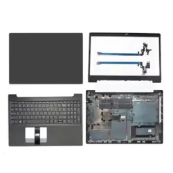 Lenovo IdeaPad L340-15IWL LCD Top Cover Bezel Hinges with Palmrest Keyboard and Bottom Base Body Assembly