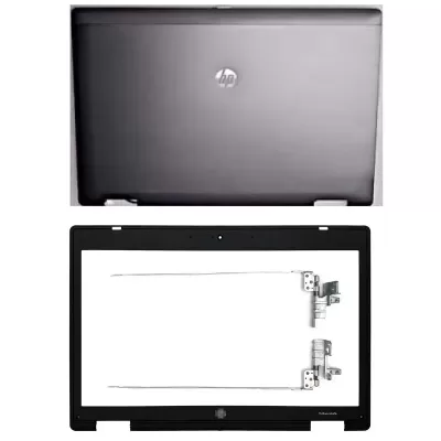 HP ProBook 6460b Laptop LCD Top Cover Bezel with Hinges ABH