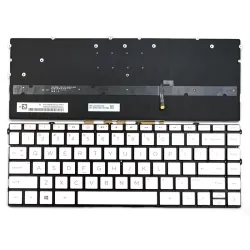 HP Spectre X360 13-ap 13-apx000 Backlit Keyboard Silver