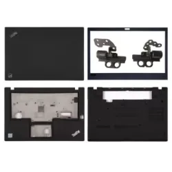 Lenovo Thinkpad T480 A485 LCD Top Cover Bezel Hinges with Palmrest and Bottom Base Full Body Assembly