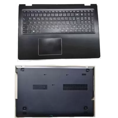 Lenovo Yoga 500-15isk Touchpad Palmrest Keyboard with Bottom Base