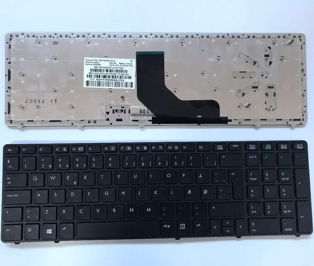 keyboard hp pro 6570b