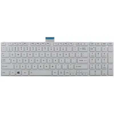 Toshiba Satellite C50L 50D Replacement White Keyboard