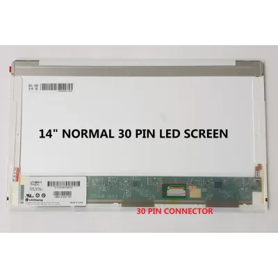 Universal 14.0 Inch LED Laptop Screen HD (1366x768 30 Pin) - Compatible with Dell, HP, Acer, Lenovo