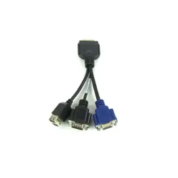 Dp9 Rs232 USB Jack Cisco C210 Server KVM VGA