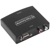 HDTV TV-out cable TV-out cable advanced VGA to HDMI audio R-L DC 5 volt black for computer HDTV TV-out cable TV-out cable advanced VGA to HDMI audio R-L DC 5 volt black for computer