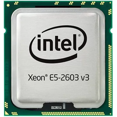 Intel Xeon E5-2603-V3 1.6 GHz 6 Core 15M Cache processor Intel Xeon E5-2603-V3 1.6 GHz 6 Core 15M Cache processor