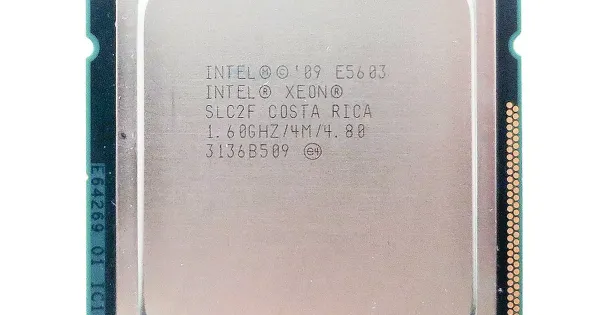 Intel Xeon E5603 1.60 GHz 4 Core 4M Cache processor