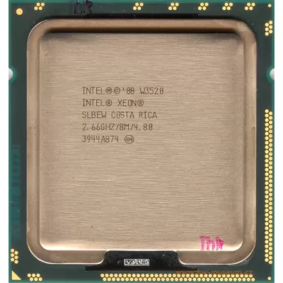 Intel Xeon Processor W3520 Quad Core 8M Cache 2.66GHz SLBEW