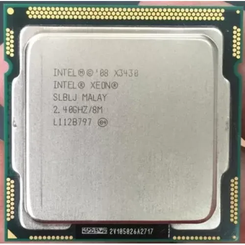 Intel Xeon Processor X3430 Quad Core 2.40GHz 8M Cache Intel Xeon Processor X3430 Quad Core 2.40GHz 8M Cache