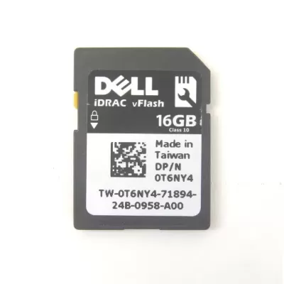 T6NY4 Dell 16GB Class10 iDRAC6 v Flash Server SD Card