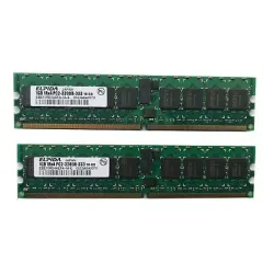 EBE10RD4AJFA-4A-E Elpida 1GB 1Rx4 PC2 3200R RAM