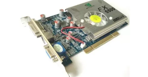 Refurbished Nvidia GeForce Fx 5500 128MB PCI DDR Graphic Card