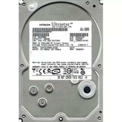 Hitachi 500GB 7.2K 3G 3.5 SATA Hard disk