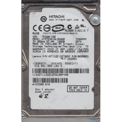 160GB 7.2K 2.5inch SATA Laptop Hard Drive