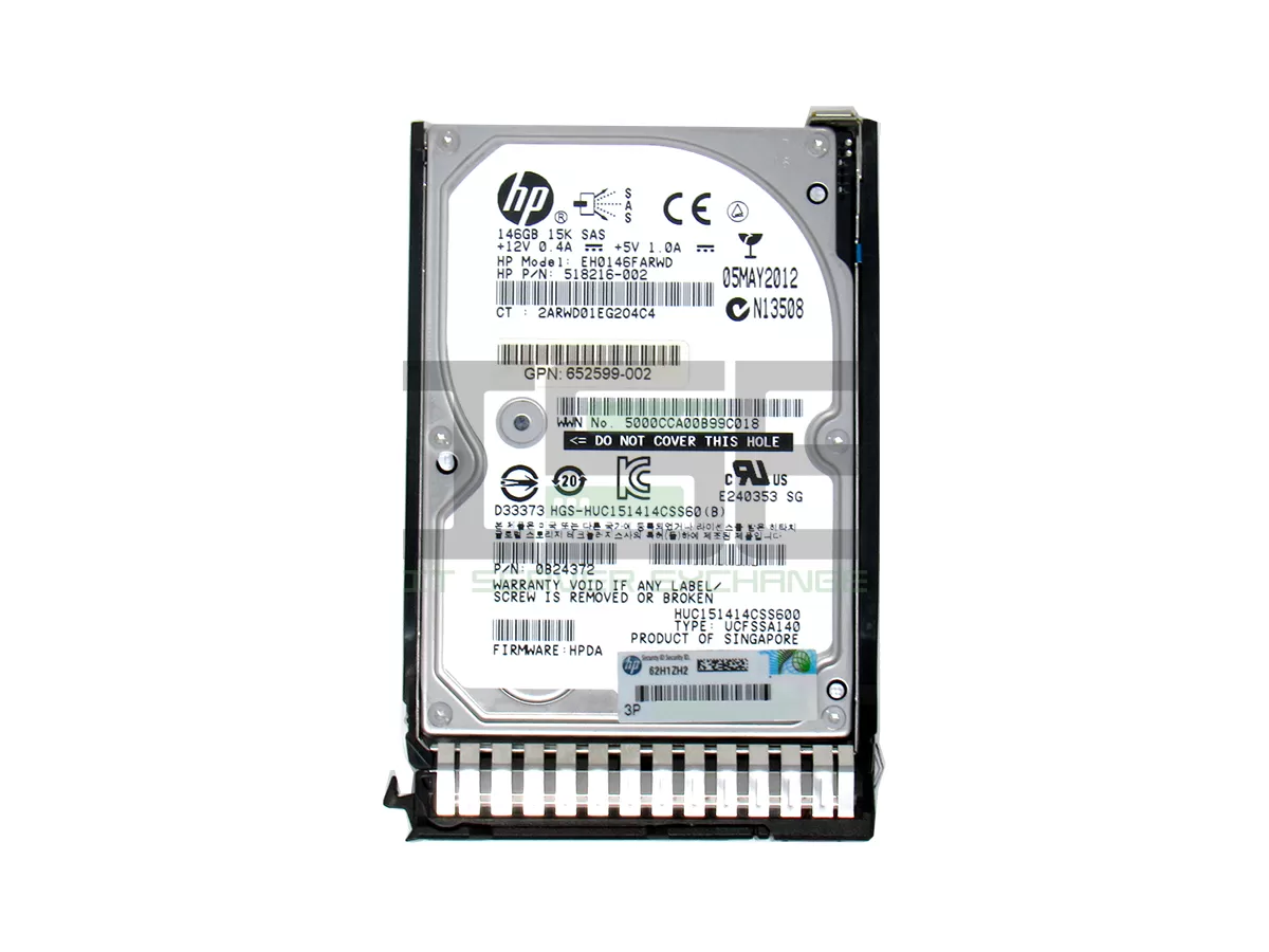 518216-002 507129-010 HP 146GB 15K 3G Dual port 2.5'' SAS Hared disk