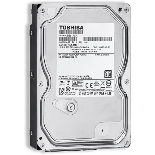 Toshiba 1TB 10Gbps 15K RPM SATA Hard Disk Drive DT01ACA100 Toshiba 1TB 10Gbps 15K RPM SATA Hard Disk Drive DT01ACA100