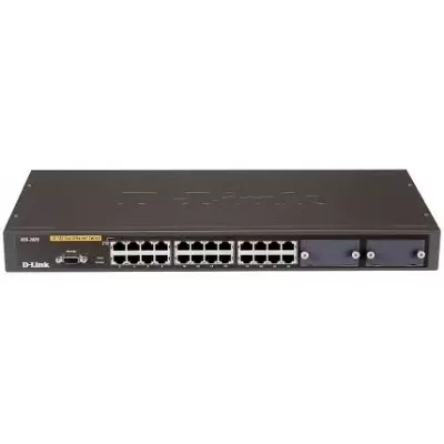 DES-3026 D-link 24 port 10/100 2 fiber gigabyte managed switch