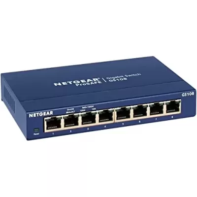 Netgear GS108 V4 ProSafe Gigabit Ethernet 8 Port Switch