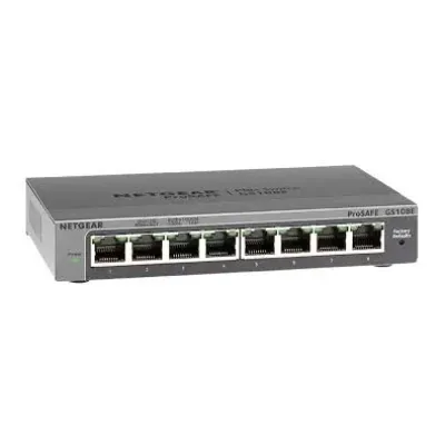 Netgear Prosafe GS108E V2 8 port Gigabit Ethernet Switch