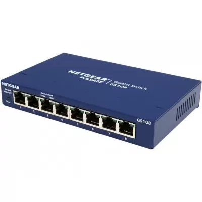 Netgear GS108NA ProSafe 8 Port Gigabit Ethernet Unmanaged Switch