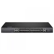 FS 24 Port 10Gb SFP+ and 4 Gigabit RJ45 L3 with 2 40Gb QSFP+ Switch