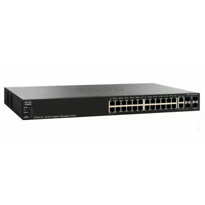 Cisco SF300 24 Port 10/100 4 Port Gigabit Switch SRW224G4P-K9 V01