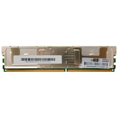 HP 4GB PC2-5300 DDR2-667MHz ECC Fully Buffered CL5 240-Pin DIMM Dual Rank Memory Module Part# 466436-061 HP 4GB PC2-5300 DDR2-667MHz ECC Fully Buffered CL5 240-Pin DIMM Dual Rank Memory Module Part# 466436-061